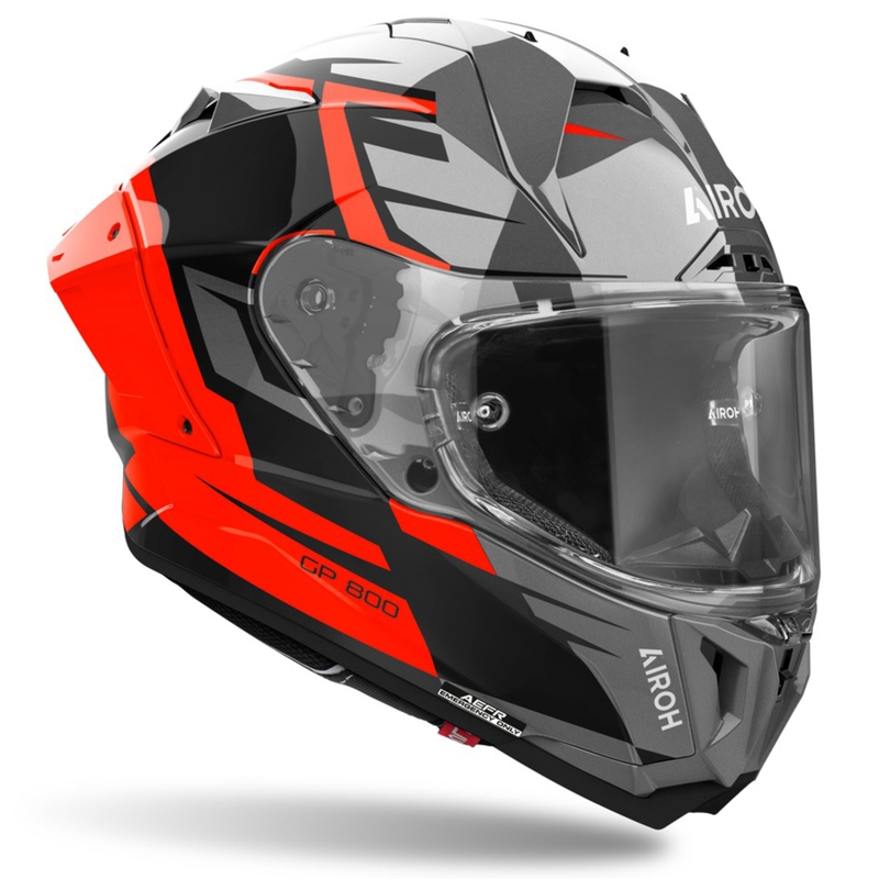 Integraalhelm voor motorfiets Airoh GP800 Master oranje