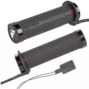 Verwarmde ATV-handgrepen SHARK Lock-On met geïntegreerde bediening + duim- en zadelverwarming