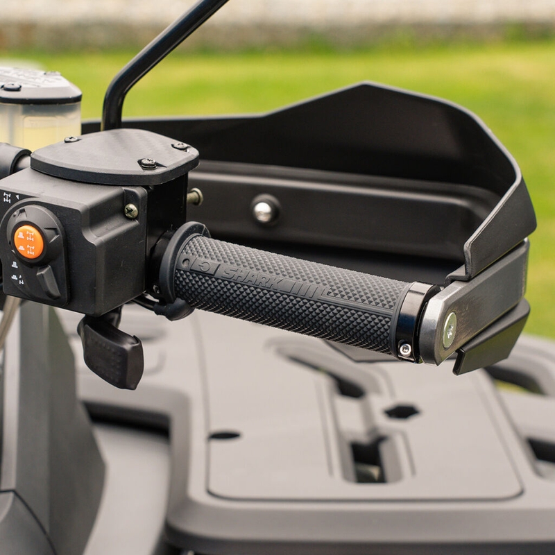 Verwarmde ATV-handgrepen SHARK Lock-On met geïntegreerde bediening + duim- en zadelverwarming