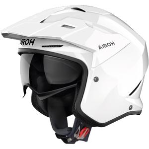 Trial Motorhelm Airoh Kombakt Kleur Wit