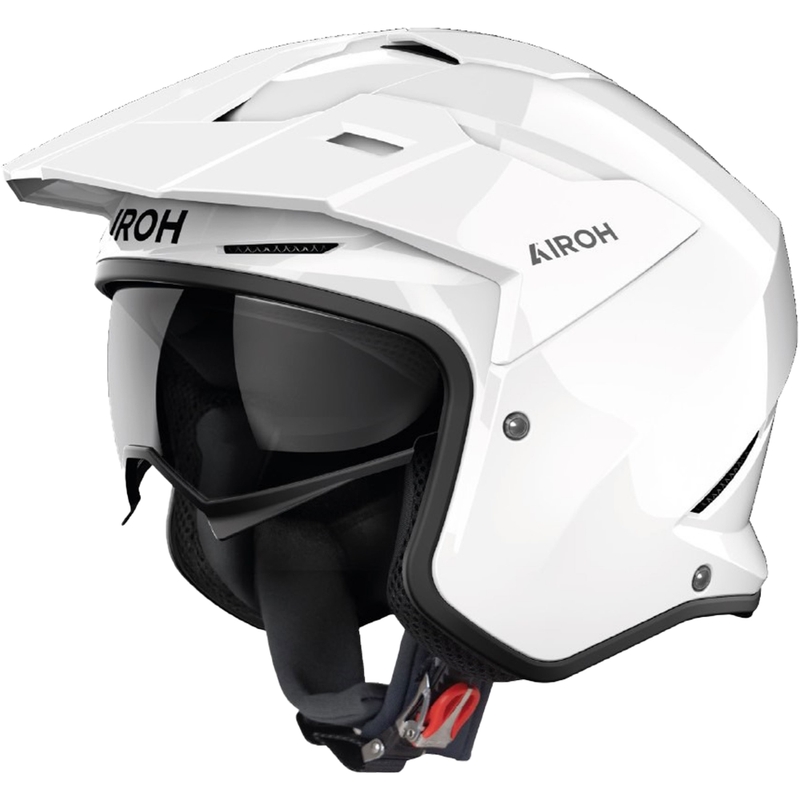Trial Motorhelm Airoh Kombakt Kleur Wit
