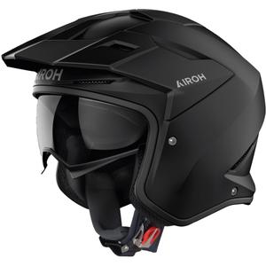 Trial motorhelm Airoh Kombakt Kleur matzwart