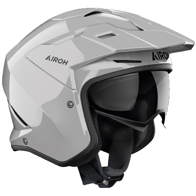 Trial Motorhelm Airoh Kombakt Kleur Donkergrijs