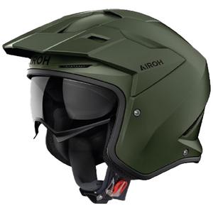 Valhelm voor motorfiets Airoh Kombakt Kleur mat kaki
