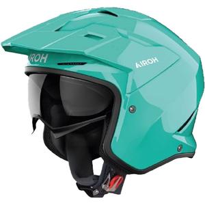 Valhelm voor motorfiets Airoh Kombakt Kleur aquamarijn