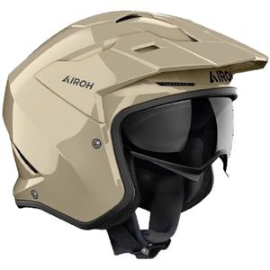 Valhelm voor motorfiets Airoh Kombakt Kleur mokka