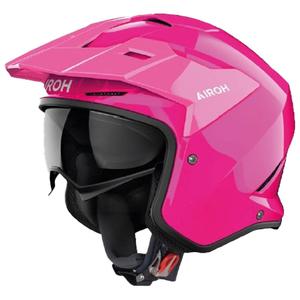 Trial Motorhelm Airoh Kombakt Kleur Roze