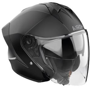 Airoh H21 Color Open Motorhelm Mat Zwart