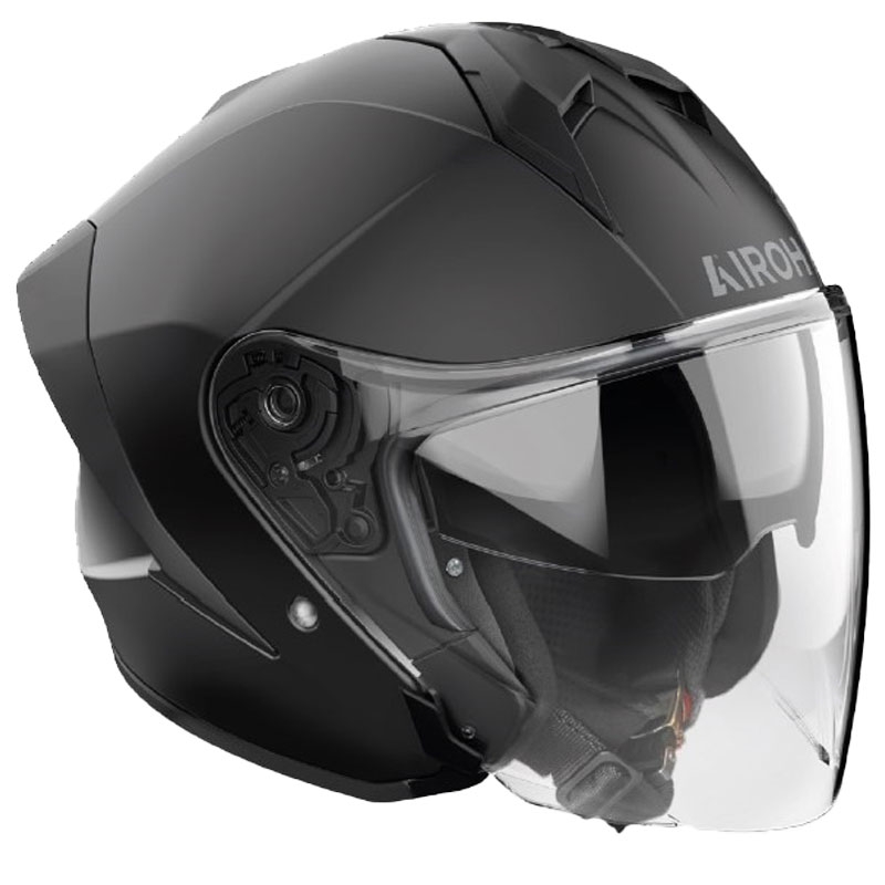 Airoh H21 Color Open Motorhelm Mat Zwart