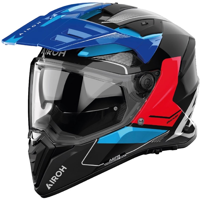 Endurohelm voor motorfiets Airoh Bandit Tune blauw-rood