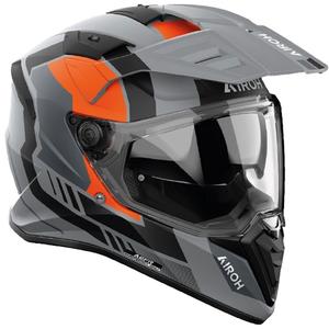 Enduro motorhelm Airoh Bandit Horn mat oranje