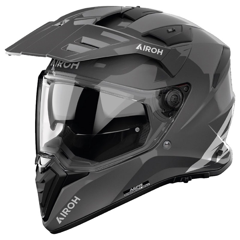 Enduro Motorhelm Airoh Bandit Kleur donkergrijs