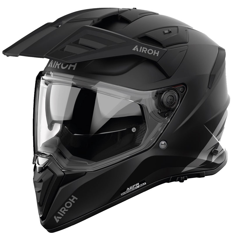 Enduro Motorhelm Airoh Bandit Kleur Mat Zwart