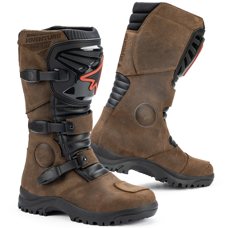 Motorlaarzen Stylmartin Overlander WP bruin