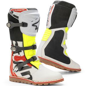 Stylmartin Impact Pro.2 wit-zwart-fluo geel motorlaarzen