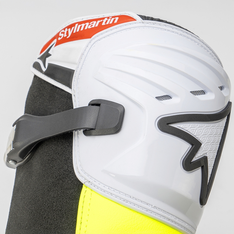 Stylmartin Impact Pro.2 wit-zwart-fluo geel motorlaarzen