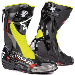 Stylmartin Stealth Evo Air zwart-fluo gele motorlaarzen