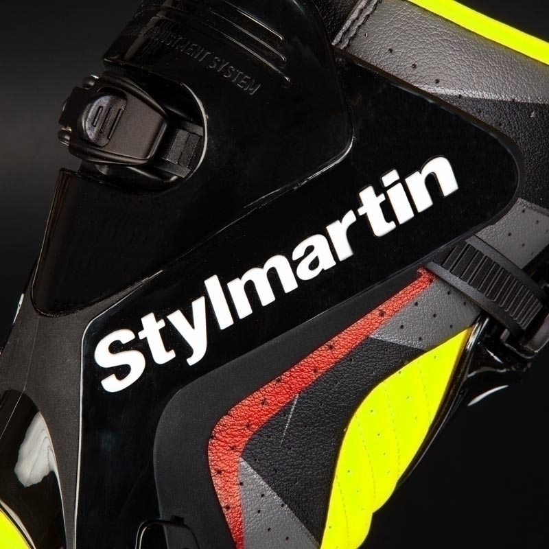 Stylmartin Stealth Evo Air zwart-fluo gele motorlaarzen
