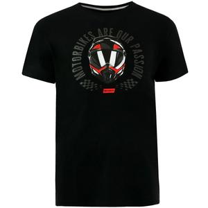 T-shirt Motozem Motoren zijn onze passie zwart