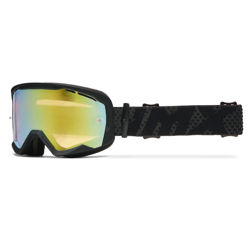 iMX Endurance Flip zwart-zwarte motorcrossbril met iridium plexi