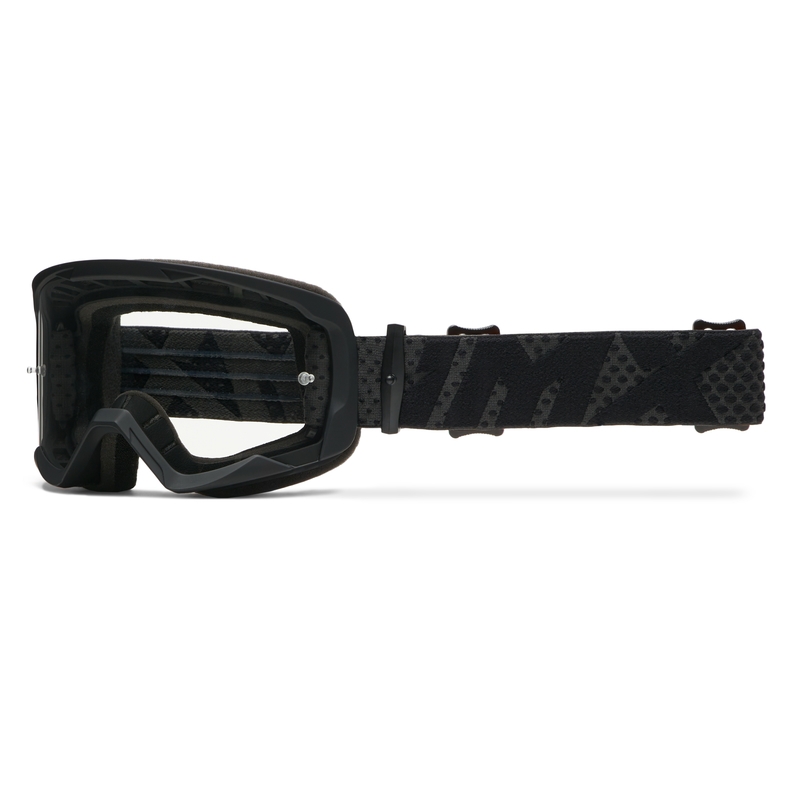 iMX Endurance Flip zwart-zwarte motorcrossbril met iridium plexi