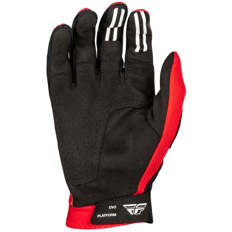 Motorcross handschoenen FLY Racing Evolution DST rood-wit-zwart