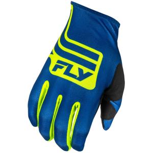 Motorcross handschoenen FLY Racing Lite blauw-fluo geel