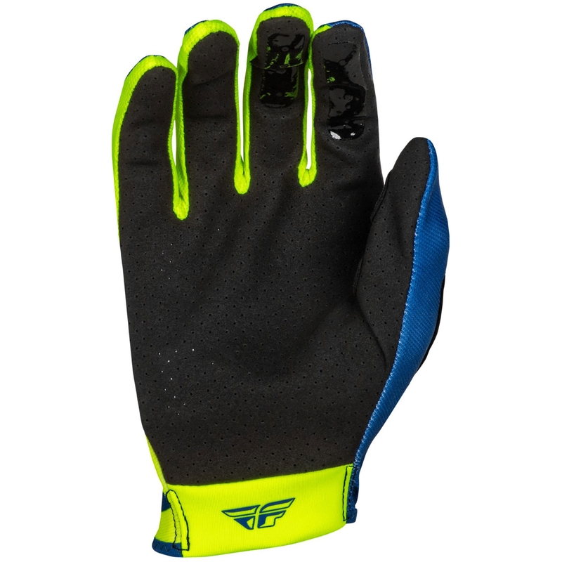 Motorcross handschoenen FLY Racing Lite blauw-fluo geel