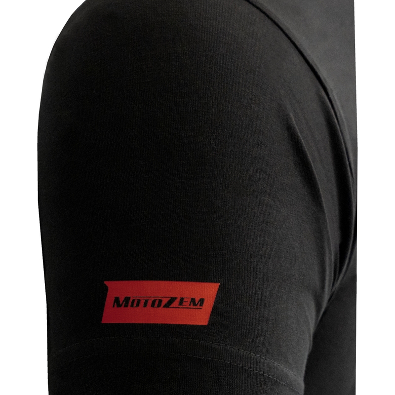 MotoZem Motorfietsen zijn onze passie T-shirt zwart