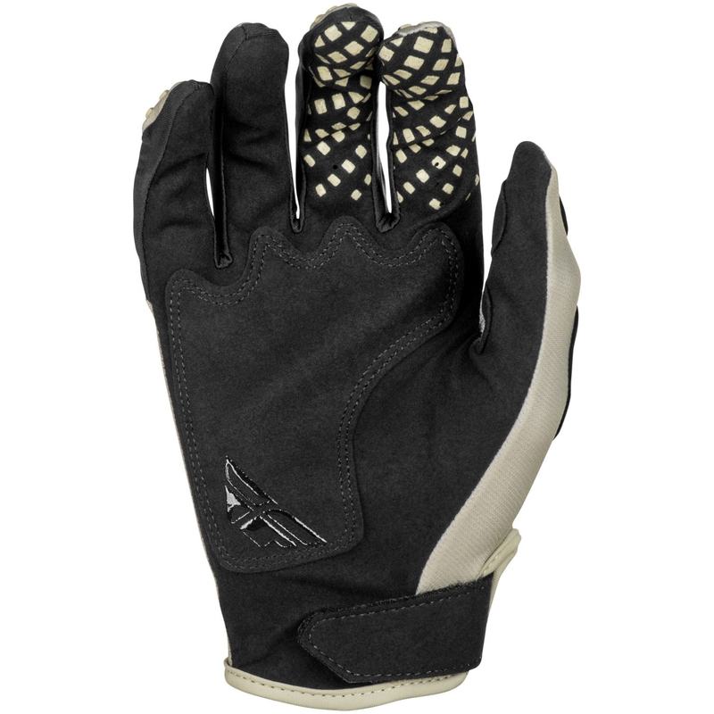 Motorcross handschoenen FLY Racing Kinetic Sym grijs-rood-zwart