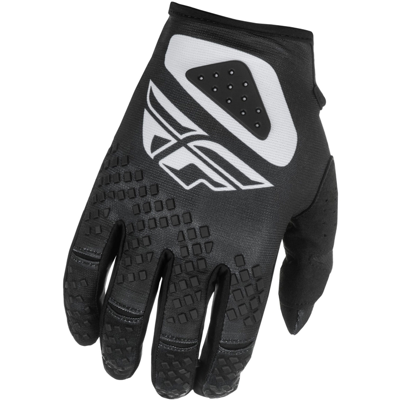 Motorcross handschoenen FLY Racing Kinetic Sym zwart en wit