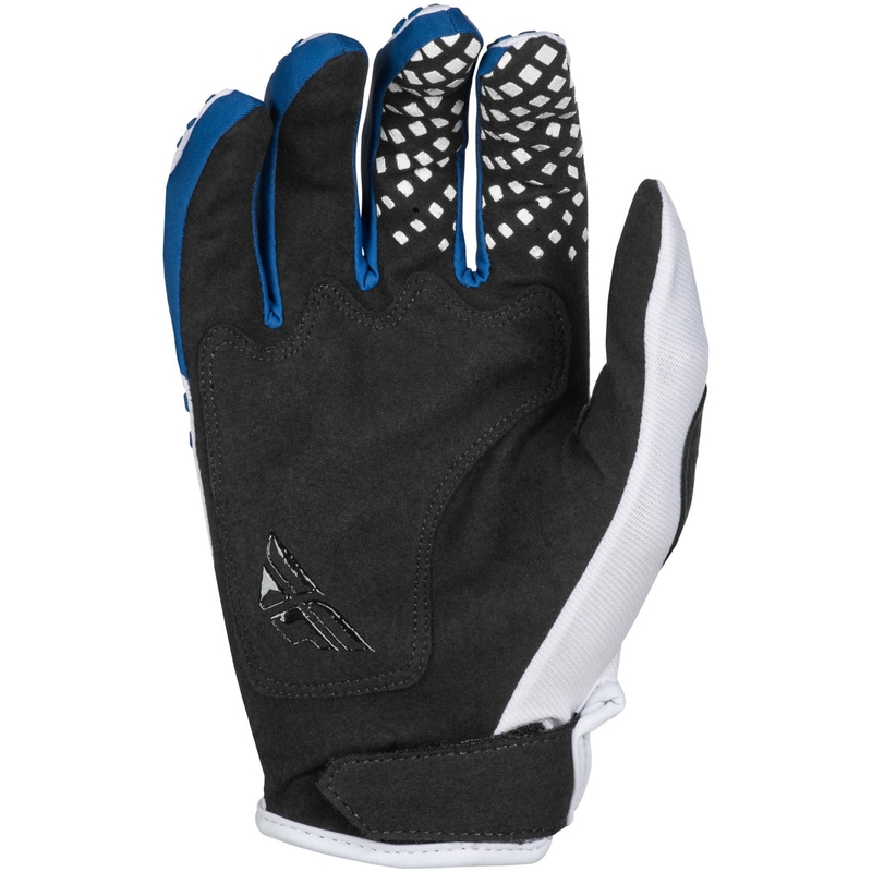 Motorcross handschoenen FLY Racing Kinetic Center wit-blauw
