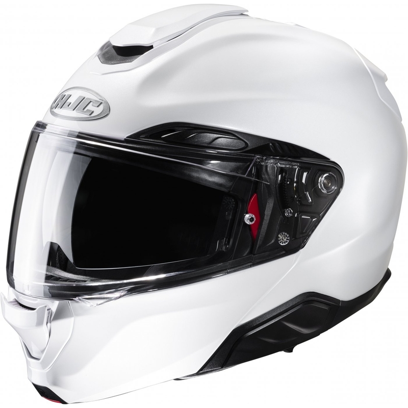 HJC RPHA 91 Solid klapmotorhelm parelwit