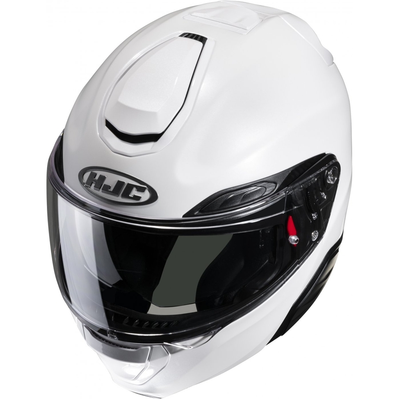 HJC RPHA 91 Solid klapmotorhelm parelwit