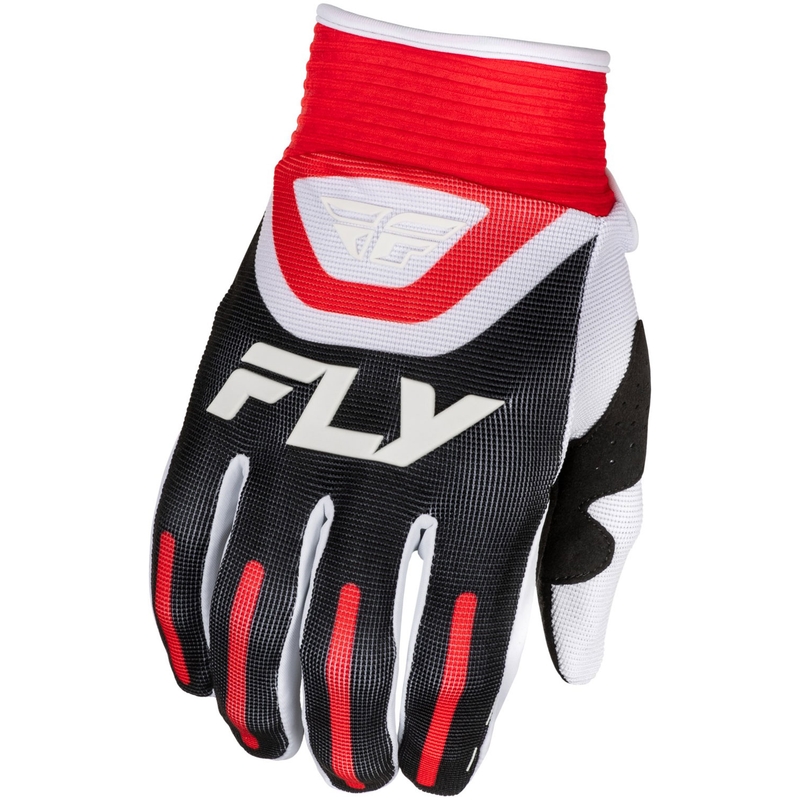 Kinder motorcrosshandschoenen FLY Racing F-16 zwart-rood-wit