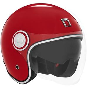 Open motorhelm NOX PREMIUM Heritage rood