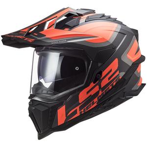 Endurohelm LS2 MX701 Explorer Alter zwart-fluor oranje-grijs mat