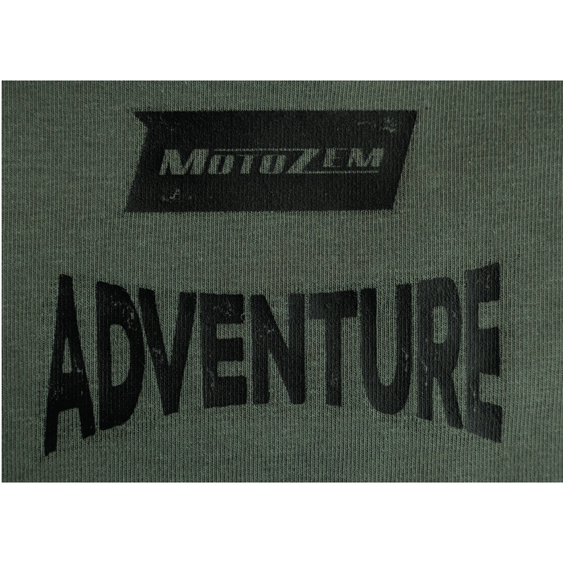 T-shirt Motozem Adventure groen