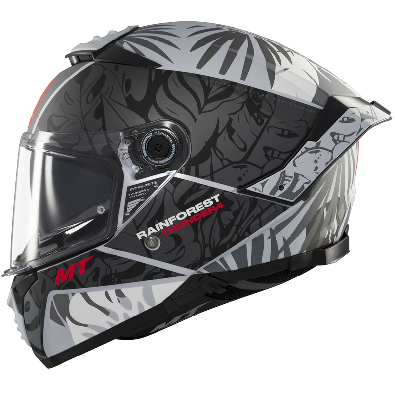 Integraal motorhelm MT Thunder 4 SV Rainforest zwart-wit