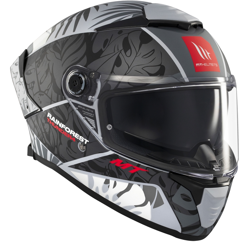 Integraal motorhelm MT Thunder 4 SV Rainforest zwart-wit