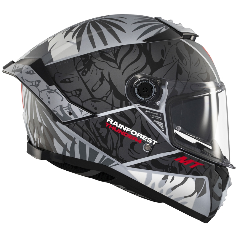 Integraal motorhelm MT Thunder 4 SV Rainforest zwart-wit