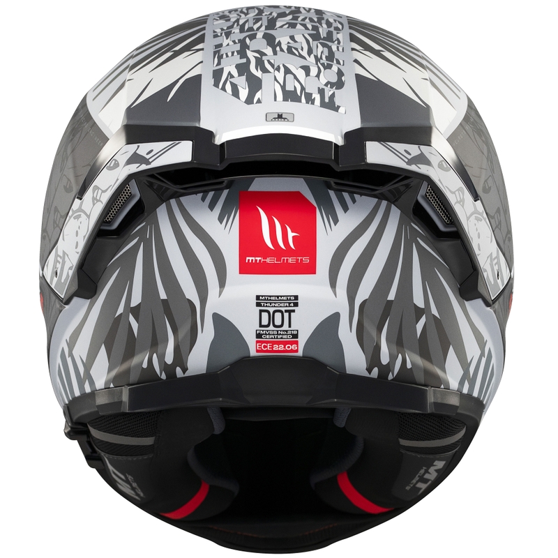 Integraal motorhelm MT Thunder 4 SV Rainforest zwart-wit