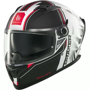 MT Braker SV Charm integraal motorhelm mat zwart/wit