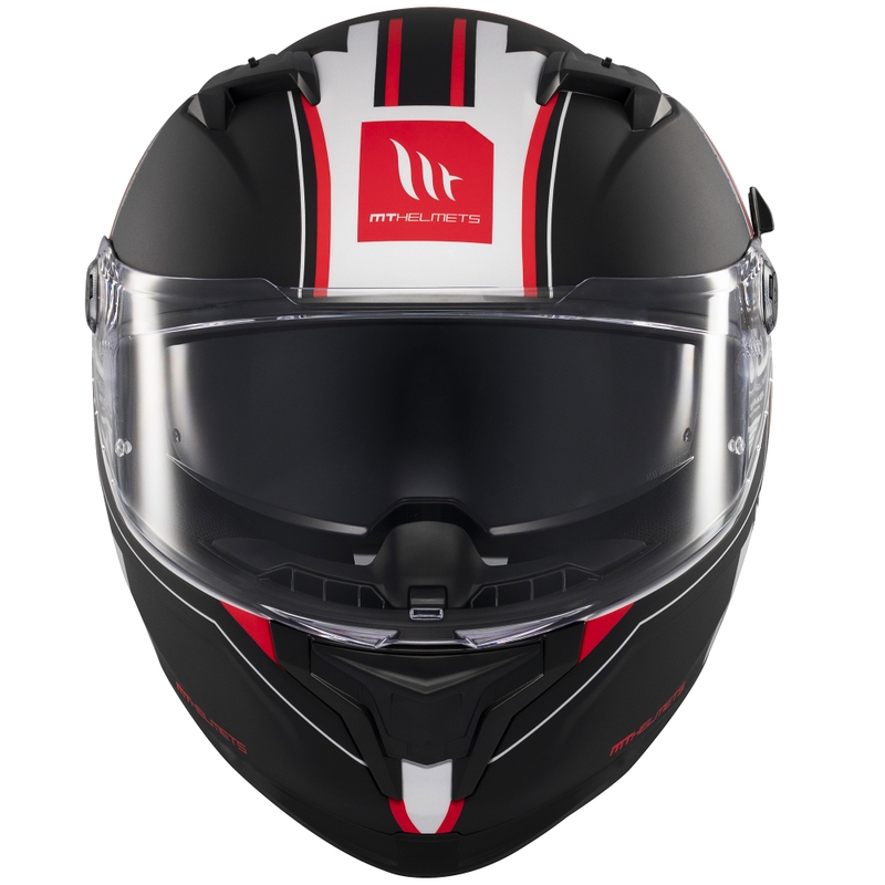 MT Braker SV Charm integraal motorhelm mat zwart/wit