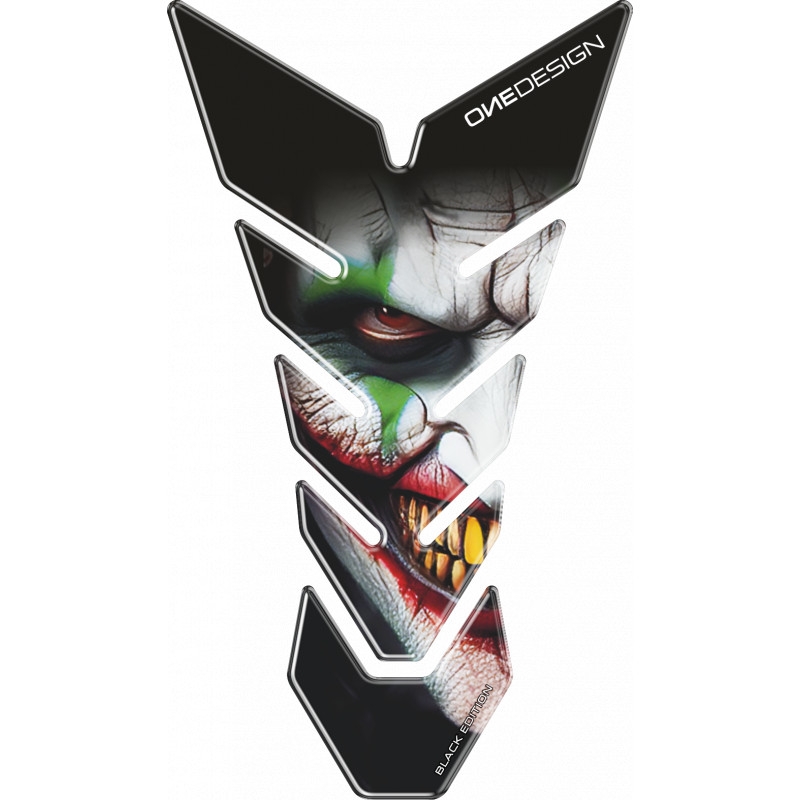 Brandstoftankdeksel Print Black edition - Monster face