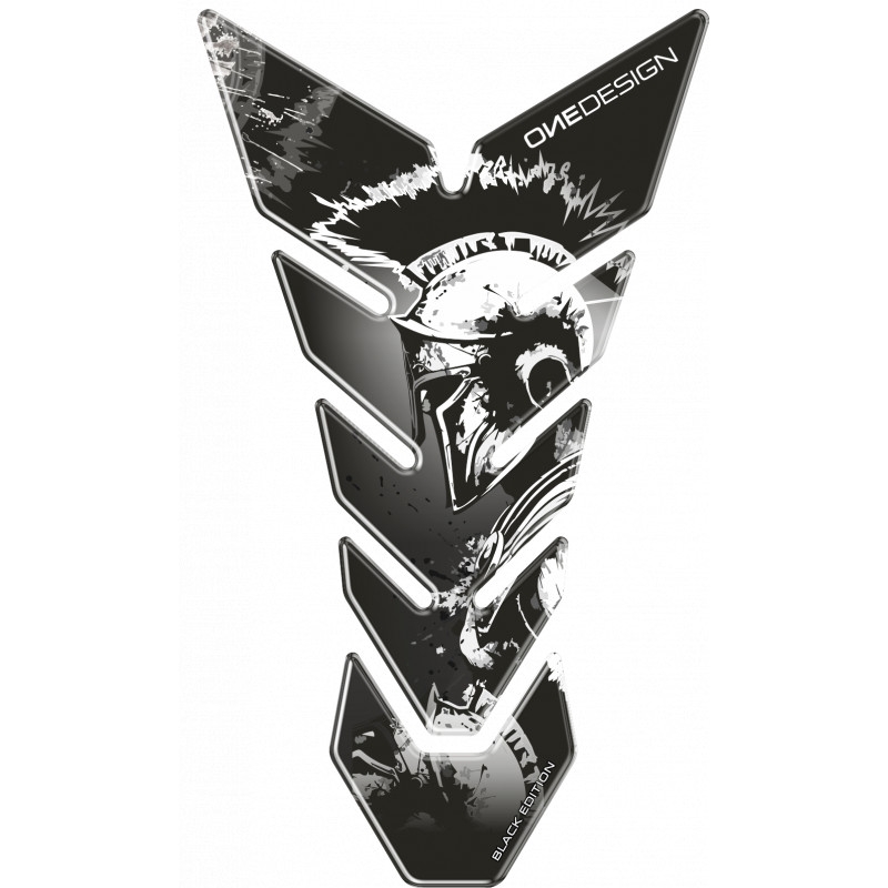 Brandstoftankdeksel Print Zwart - Gladiator