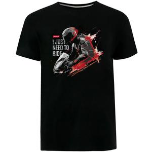 T-shirt Motozem Ik hoef alleen maar zwart te rijden