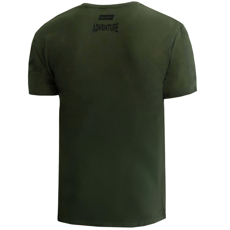 T-shirt Motozem Adventure groen