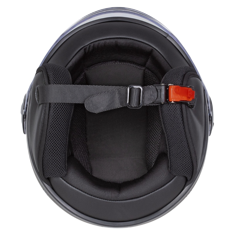Open helm ZED C35 grijs-zwart mat