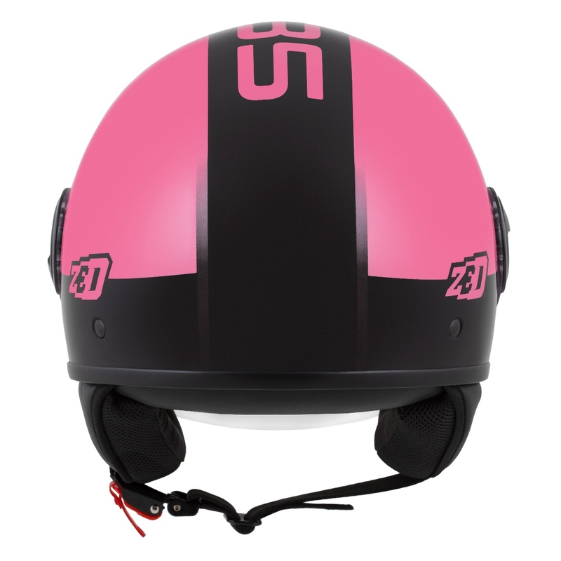 Open helm ZED C35 roze-zwart